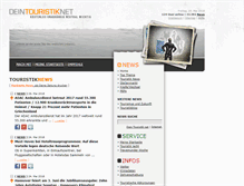 Tablet Screenshot of dein-touristik.net